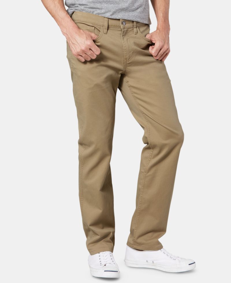 Men's Jean Cut Straight-Fit All Seasons Tech Khaki Pants
