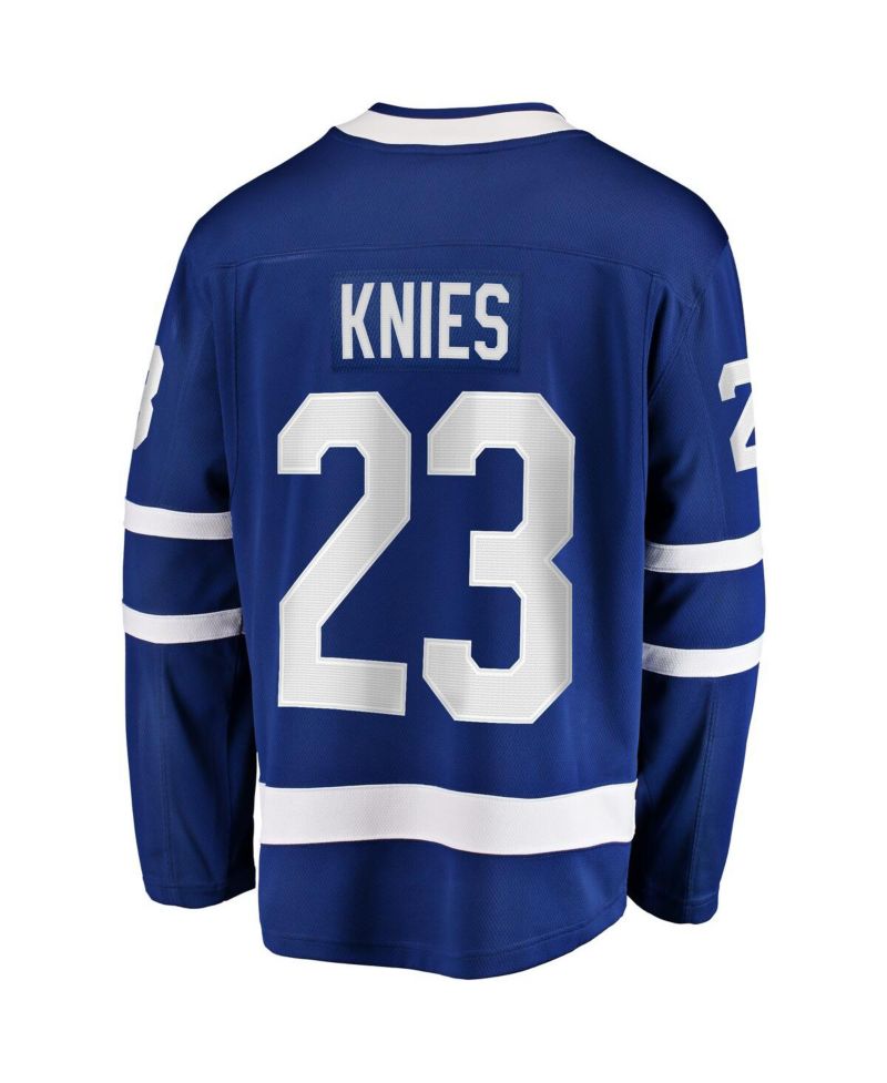 Men's Matthew Knies Blue Toronto Maple Leaf's Home Premier Breakaway Player Jersey