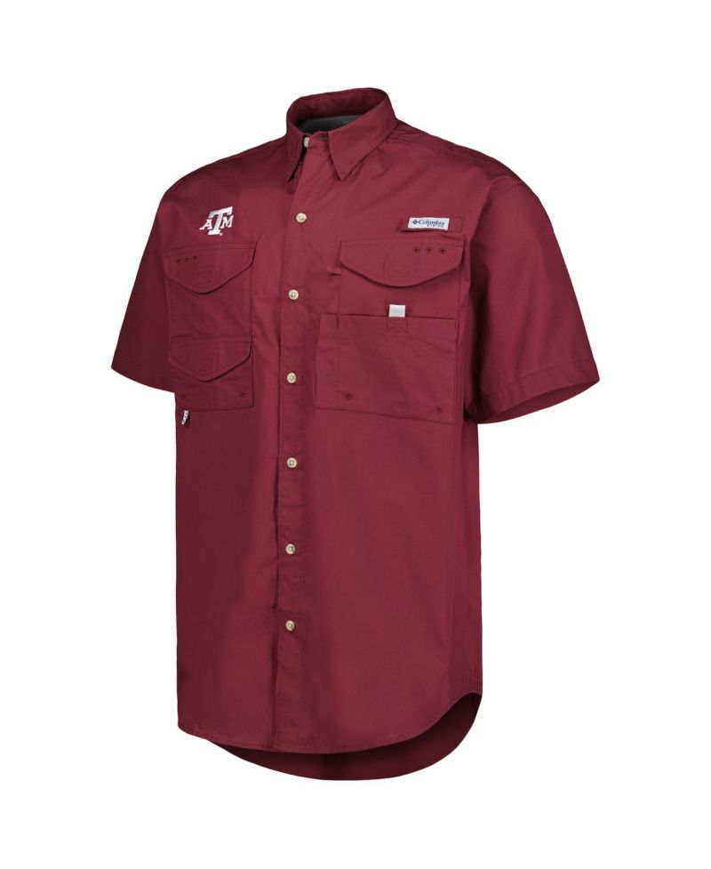 Men's Maroon Texas A&M Aggies Bonehead Button-Up Shirt