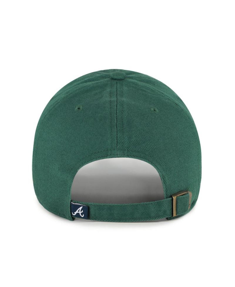 Men's and Women's Green Atlanta Braves Flora Gallery Clean Up Adjustable Hat