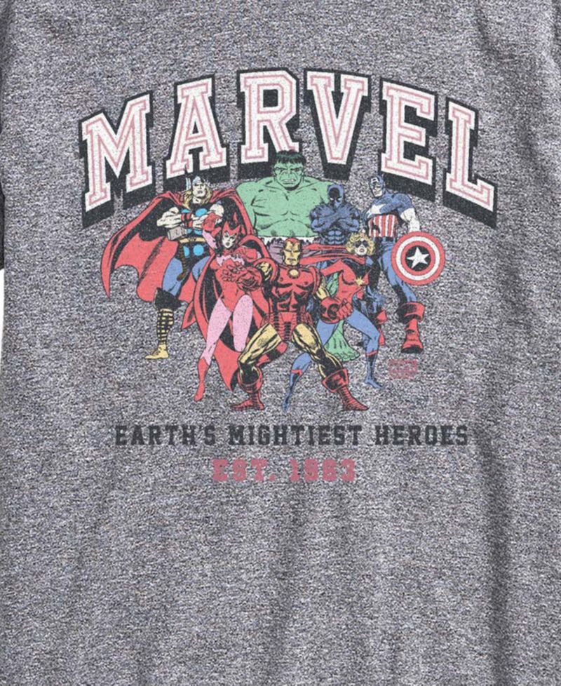 Men's Marvel Collegiate Faded Graphic T-Shirt