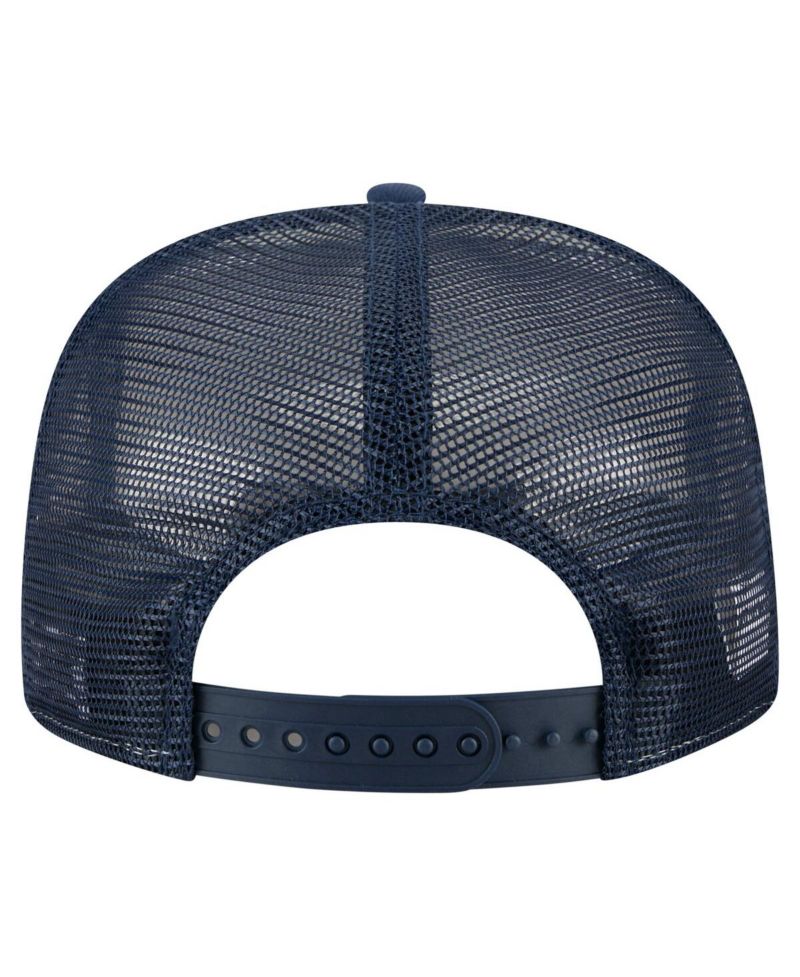 Men's Cream/Navy Dallas Cowboys Cutout A-Frame 9FIFTY Snapback Hat