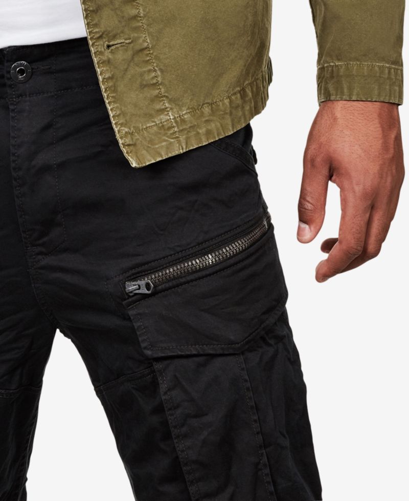 Мужские прямые зауженные брюки-карго Rovic Zip 3D