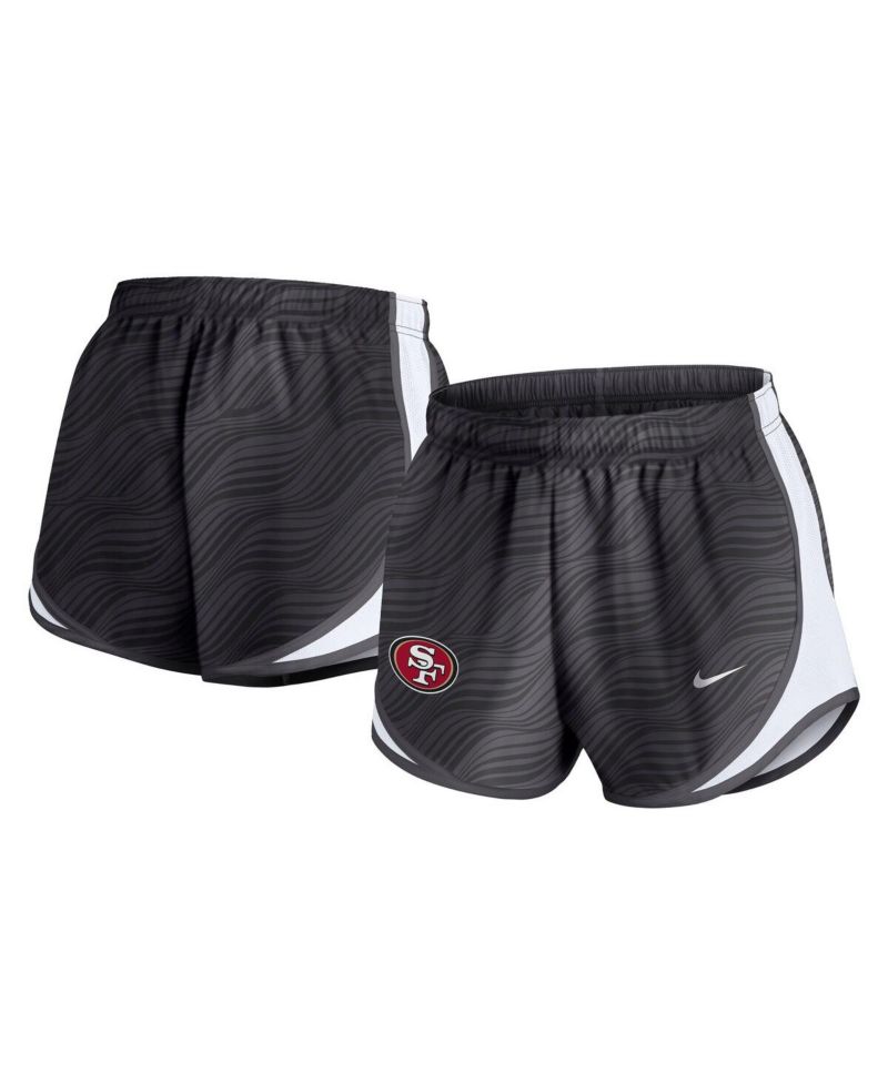 Women's Anthracite San Francisco 49ers Tempo Performance Shorts