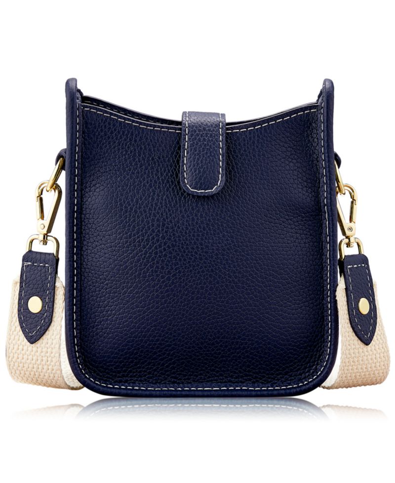 Ellie Pebble Leather Mini Crossbody Handbag