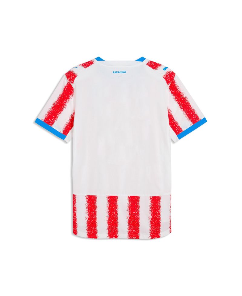Men's White Paraguay National Team 2026 Home On-Field Authentic Jersey