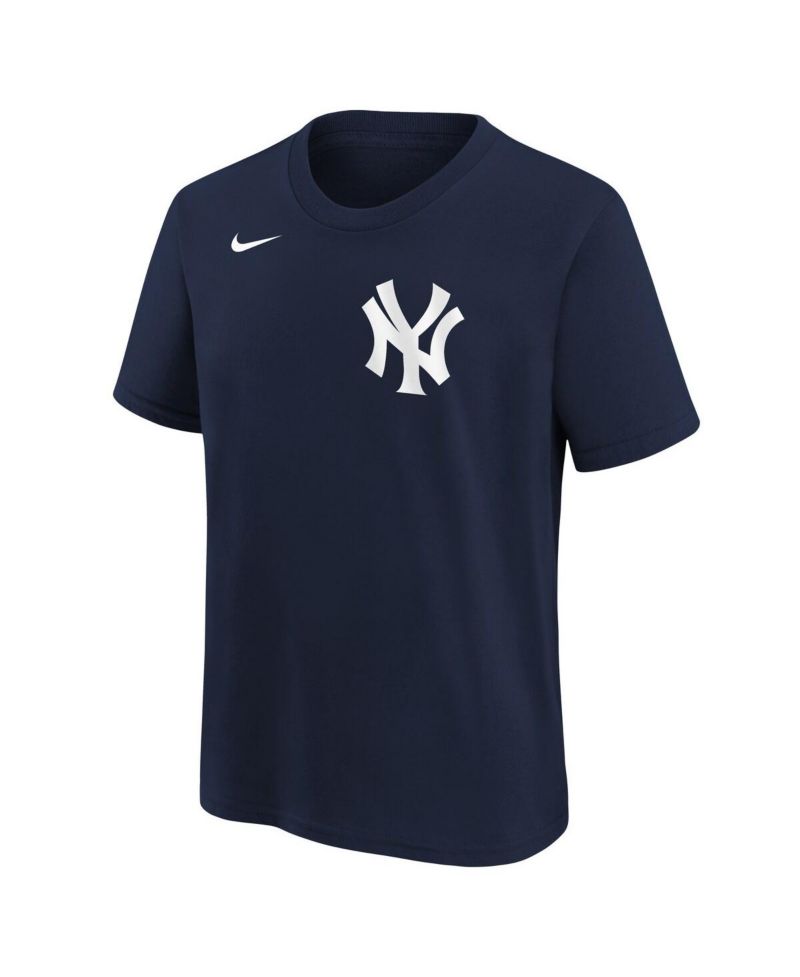 Big Boys and Girls Anthony Volpe Navy New York Yankees Name and Number T-Shirt
