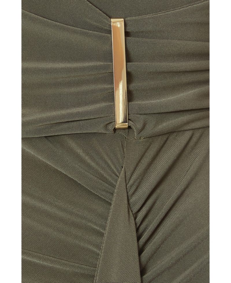 Women's Wrap Bar Midaxi Dress