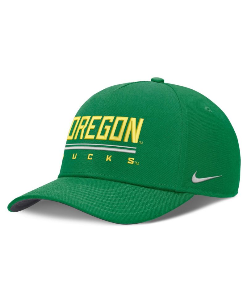 Men's Green Oregon Ducks 2026 Sideline Dri-FIT Rise Adjustable Hat
