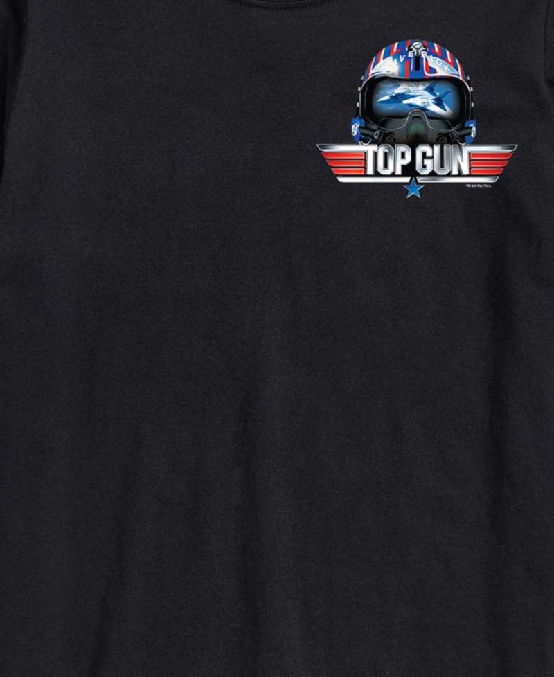 Men's Top Gun Maverick Helmet Graphic T-Shirt