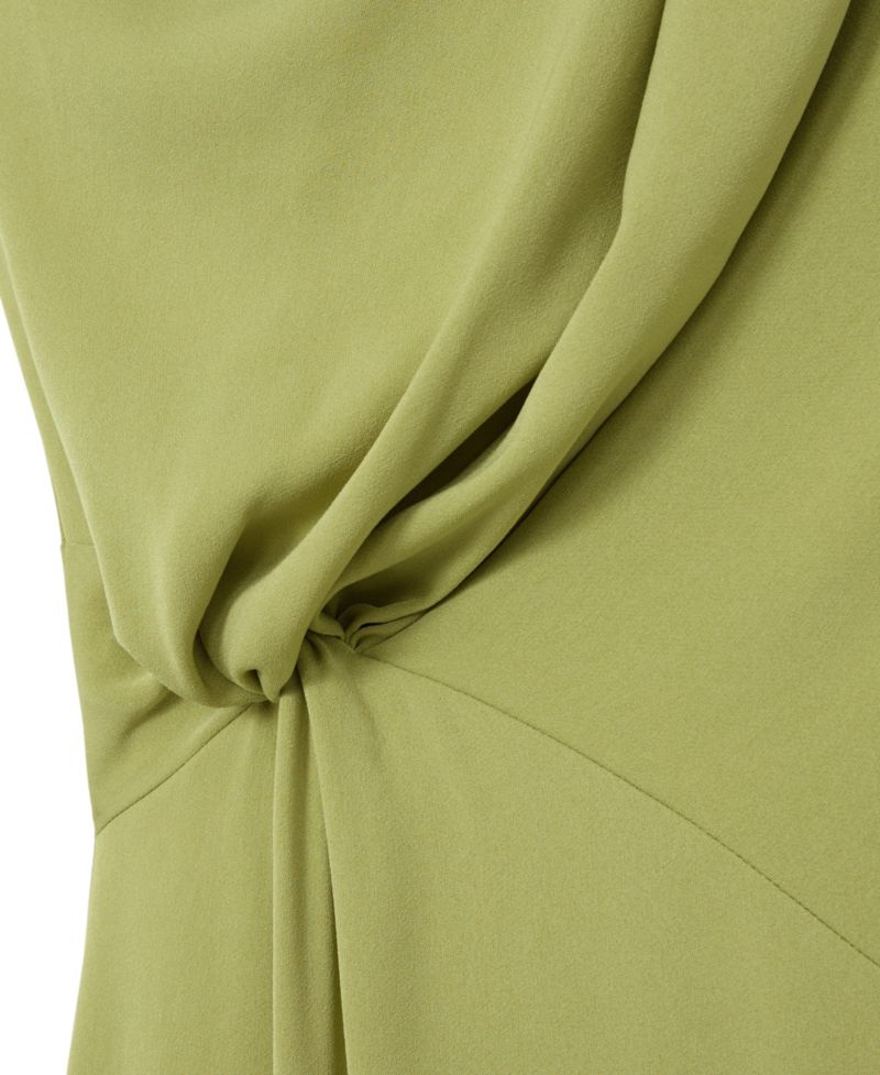 Women's Beth Asymmetric Tuck Detail Midi Dress