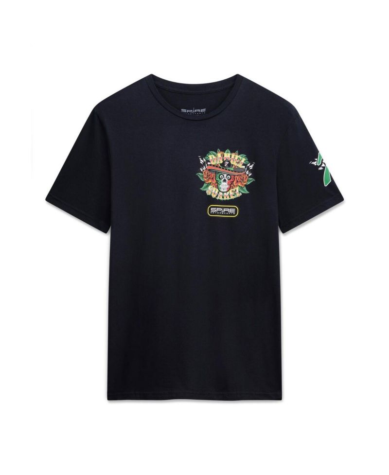 Men's Black Daniel Suarez 7 Spire Motorsports T-Shirt