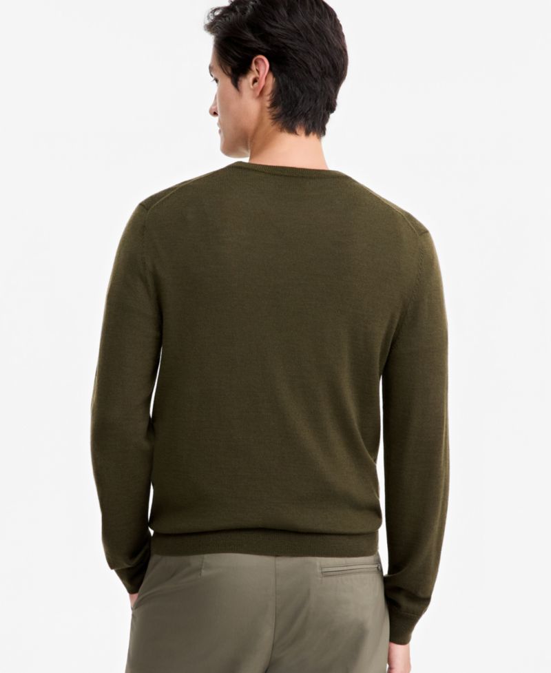 Men's Merino Wool Crewneck Sweater