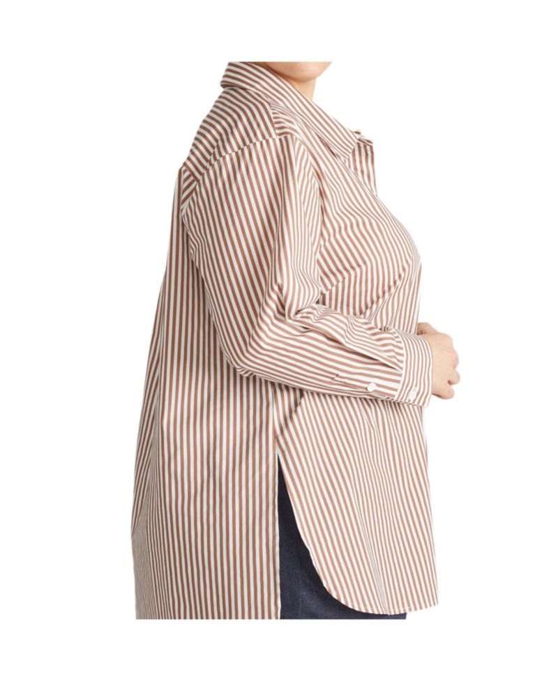 Plus Size Artist Poplin Shirt