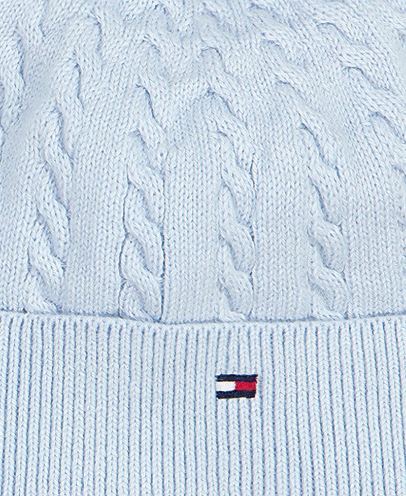 Baby Boys' Cable-Knit Long-Sleeve Coverall and Hat, 2-Piece Set