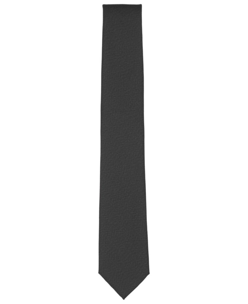 Men's Chevron Tonal Solid Pattern Tie