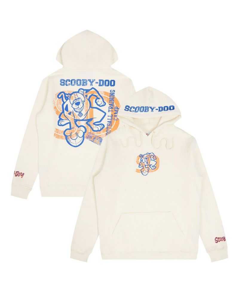 Men's Cream Scooby-Doo Training Camp Pullover Hoodie