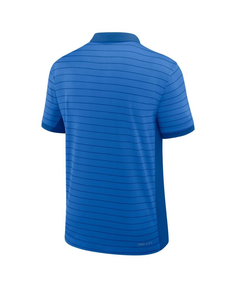 Men's Blue UCLA Bruins 2025 Early Season Coaches Sideline Victory Stripe Performance Polo Shirt