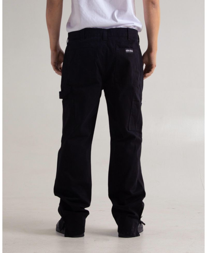 Men's Canvas Carpenter Zip Leg Pants