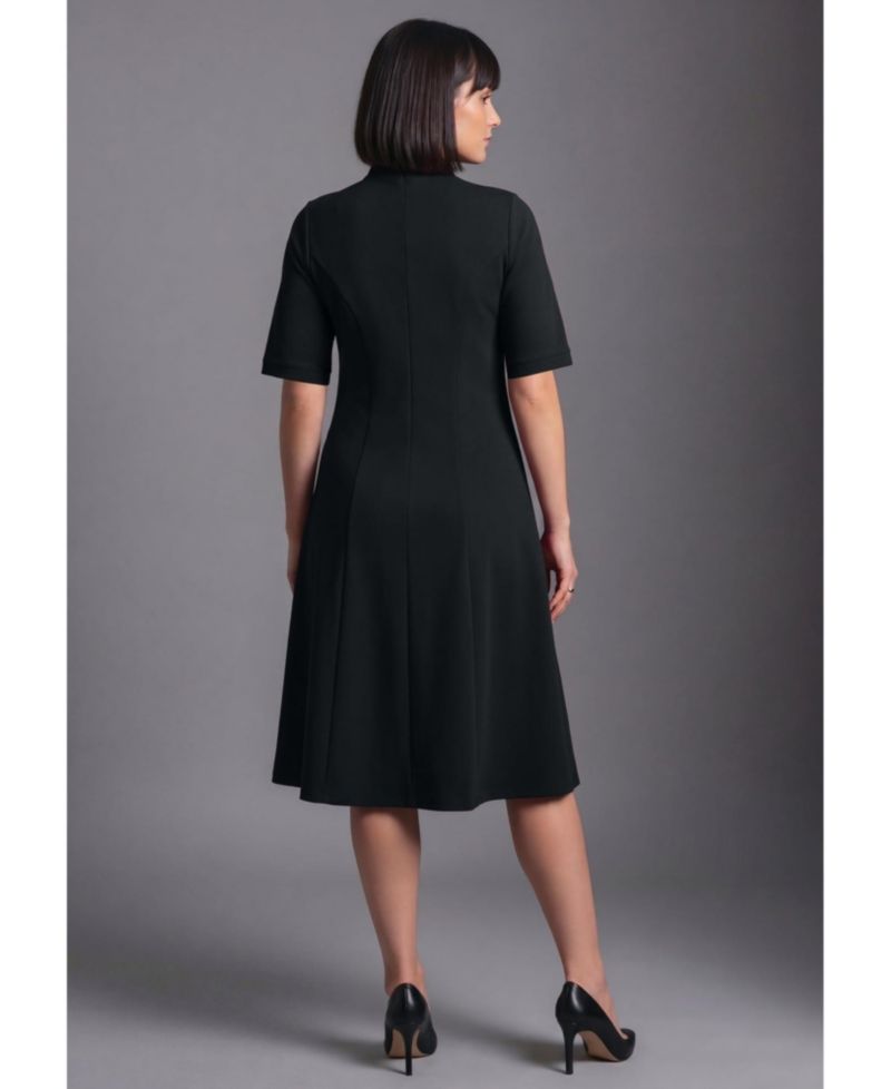 Women's Ponte Fit and Flare Dress
