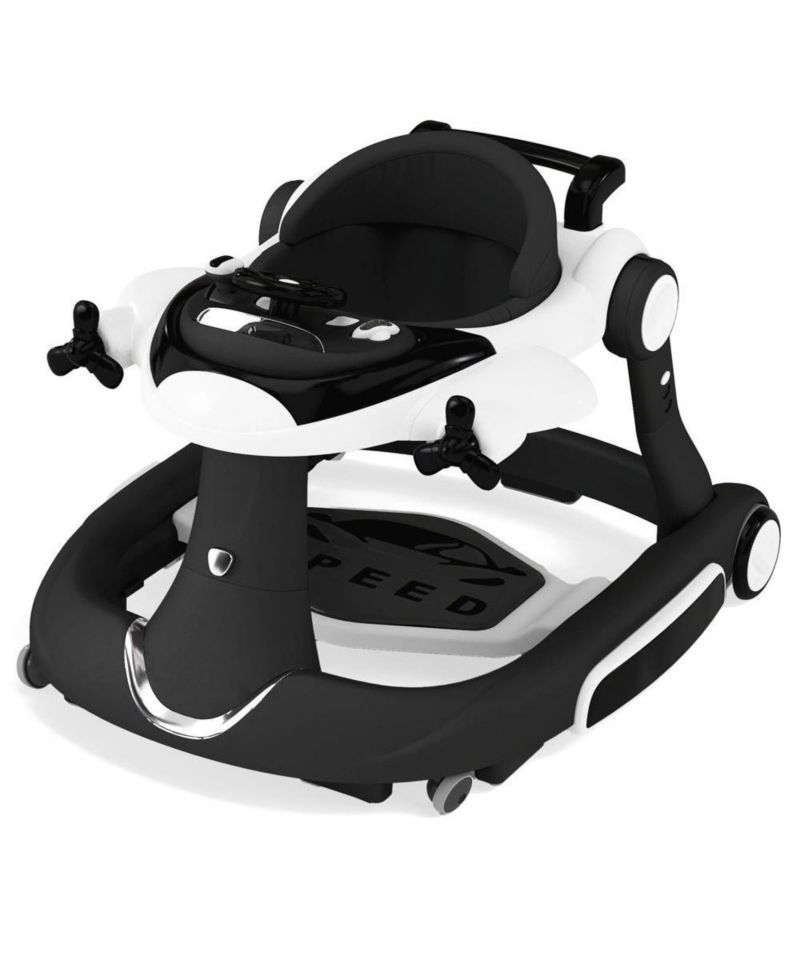 Convertible Baby Activity Walker with Adjustable Height, Foldable Design and Interactive Play Features