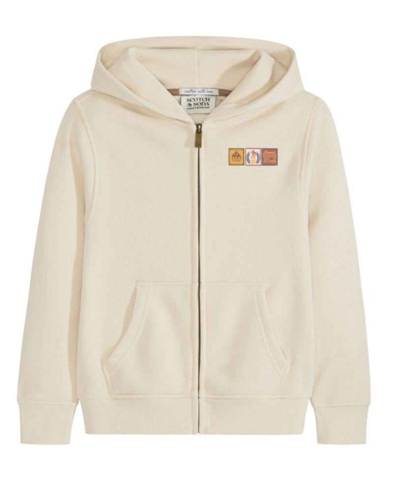 Big Boys Graphic Fleece Zip Up Hoodie