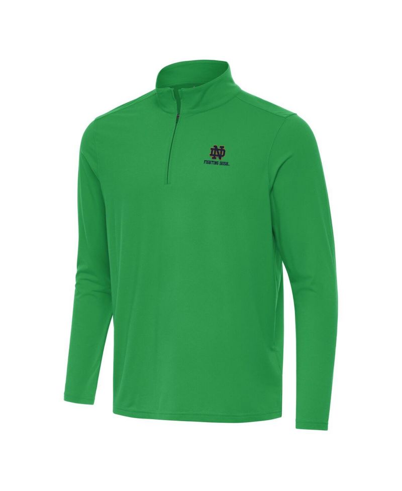 Men's Kelly Green Notre Dame Fighting Irish Intent Quarter-Zip