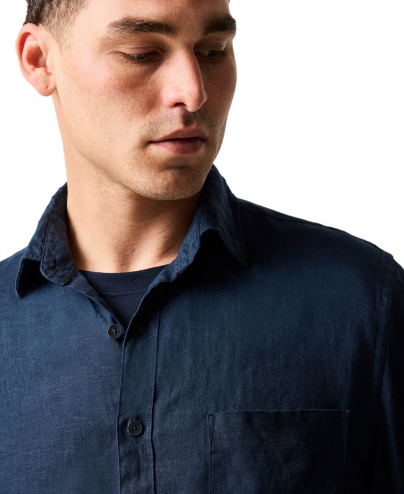 Men's Coromandel Sport Fit Linen Shirt