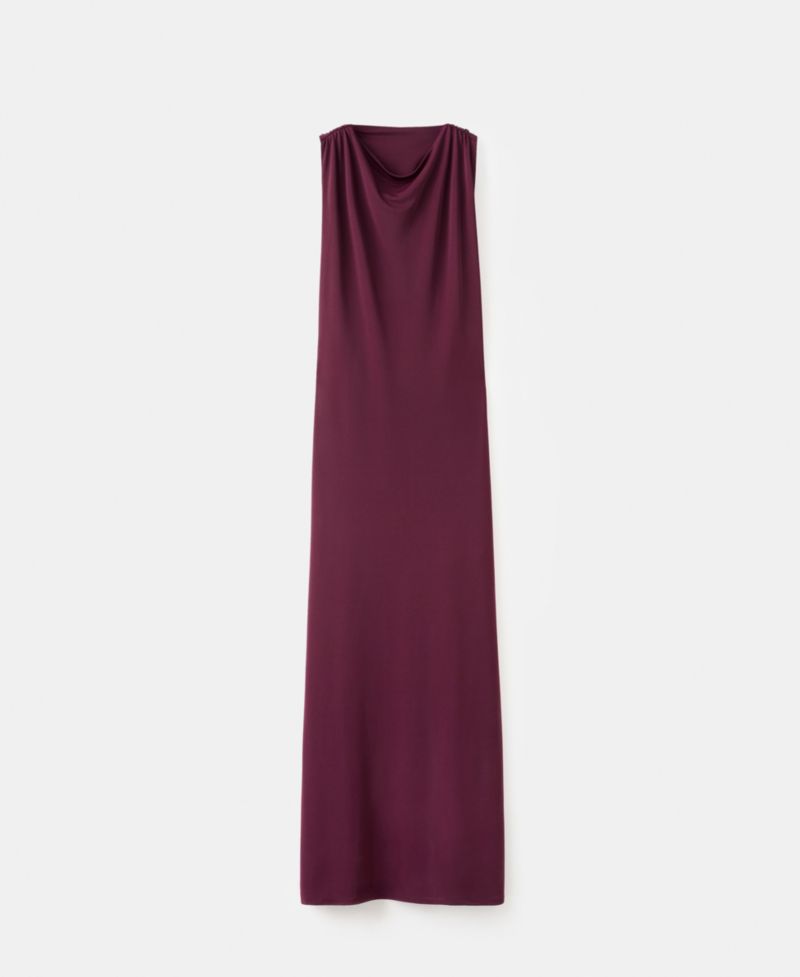 Women's Metallic Detail Draped Dress