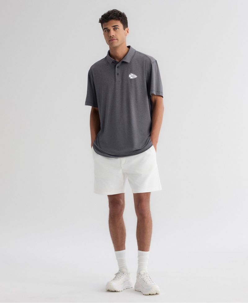 Men's Charcoal Kansas City Chiefs Clutch Polo Shirt