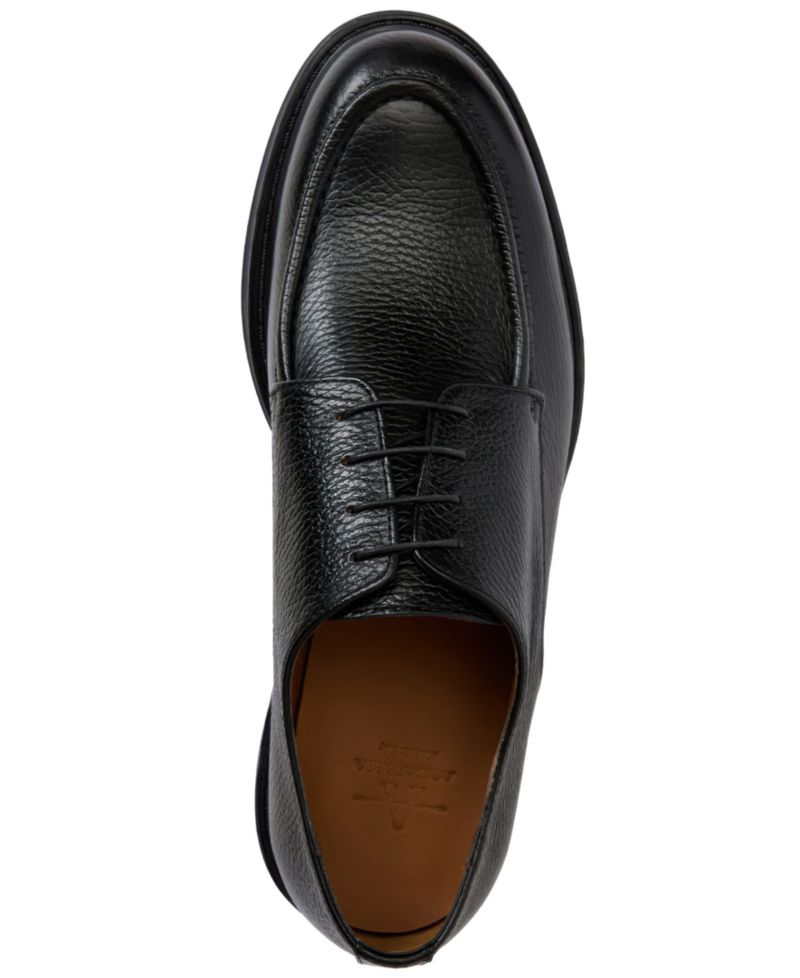 Men's Berlino Italian-Crafted Tumbled Leather Oxfords