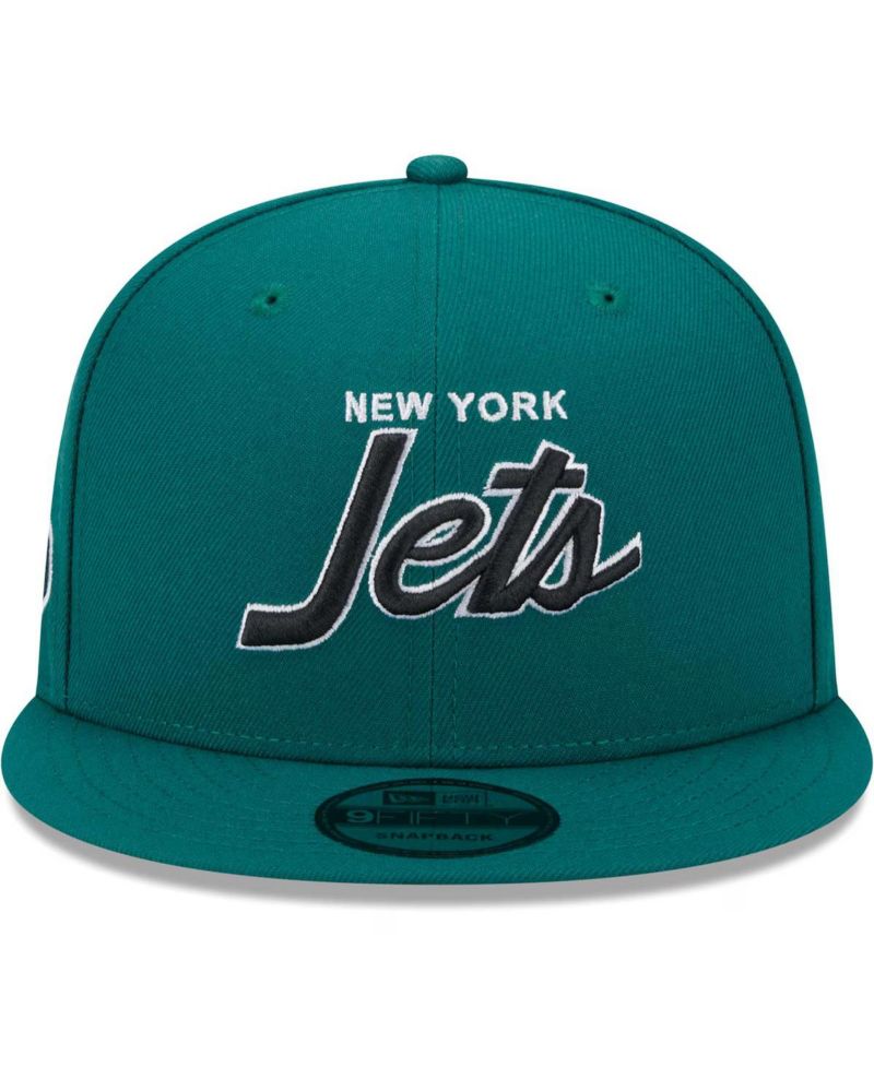 Men's Green New York Jets Main Script 9Fifty Snapback Hat