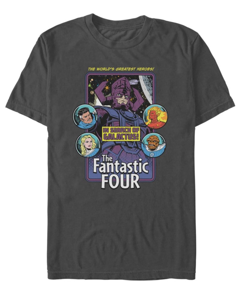 Men's Fantastic 4 First Steps Bubbles T-Shirt