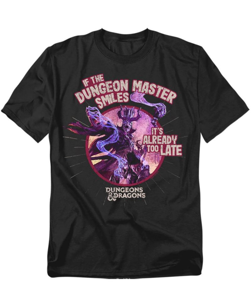 Big & Tall Dungeons And Dragons Dungeon Master Smiles T-Shirt
