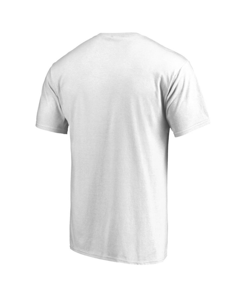 Men's White Chicago Bulls Primary Wordmark T-Shirt