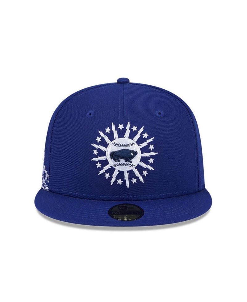 Men's Dark Blue Buffalo Bisons Theme Nights 59FIFTY Fitted Hat