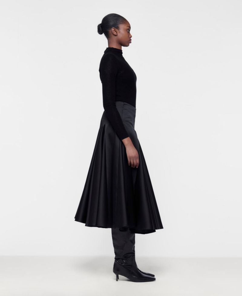 Women's Flared Godet Skirt