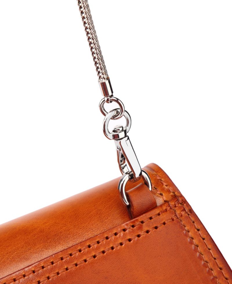 Women's Genuine Leather Garden Peony Crossbody