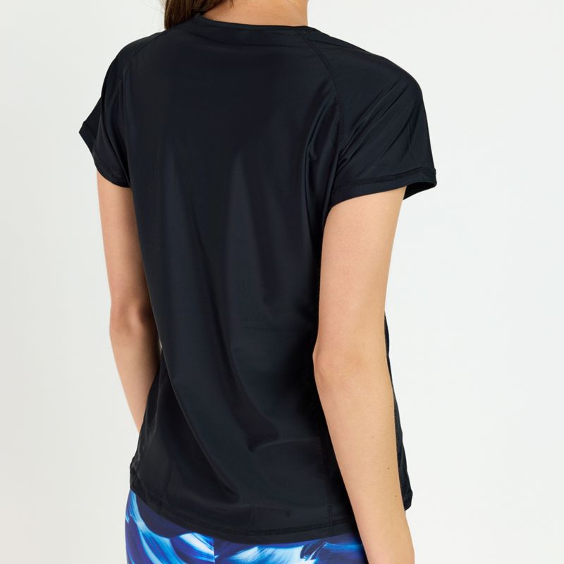 Plus Size Loose Fit Short Sleeve UPF 50+ Adele Swim Top