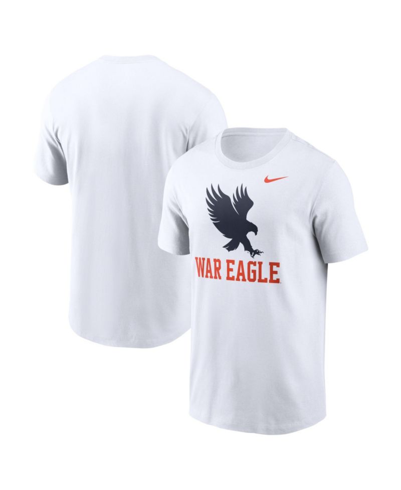 Men's White Auburn Tigers Primetime Logo Mantra T-Shirt