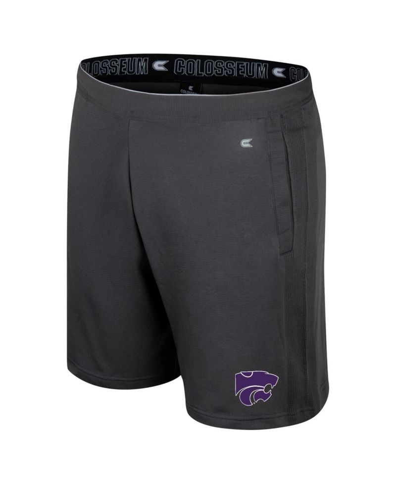 Men's Charcoal Kansas State Wildcats Forget Shorts