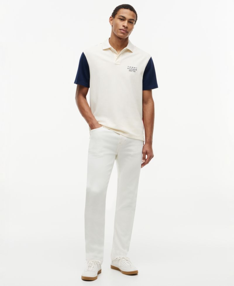 Men's Color-Block Classic-Fit Polo Shirt