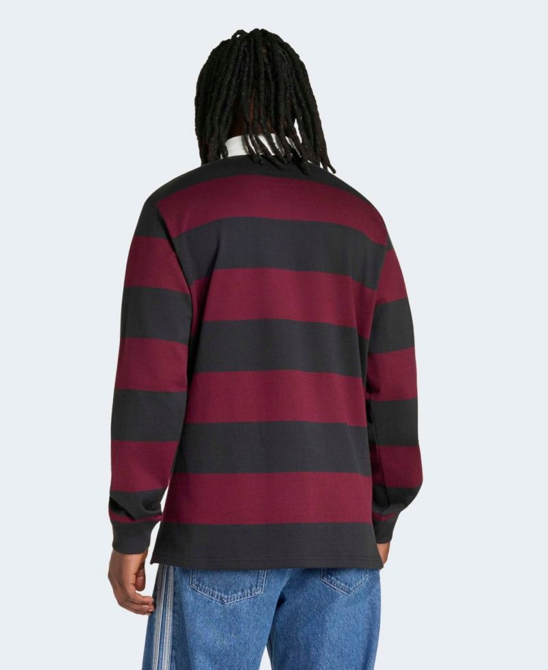 Men's Maroon/Black All Blacks Heritage Long Sleeve Polo Shirt