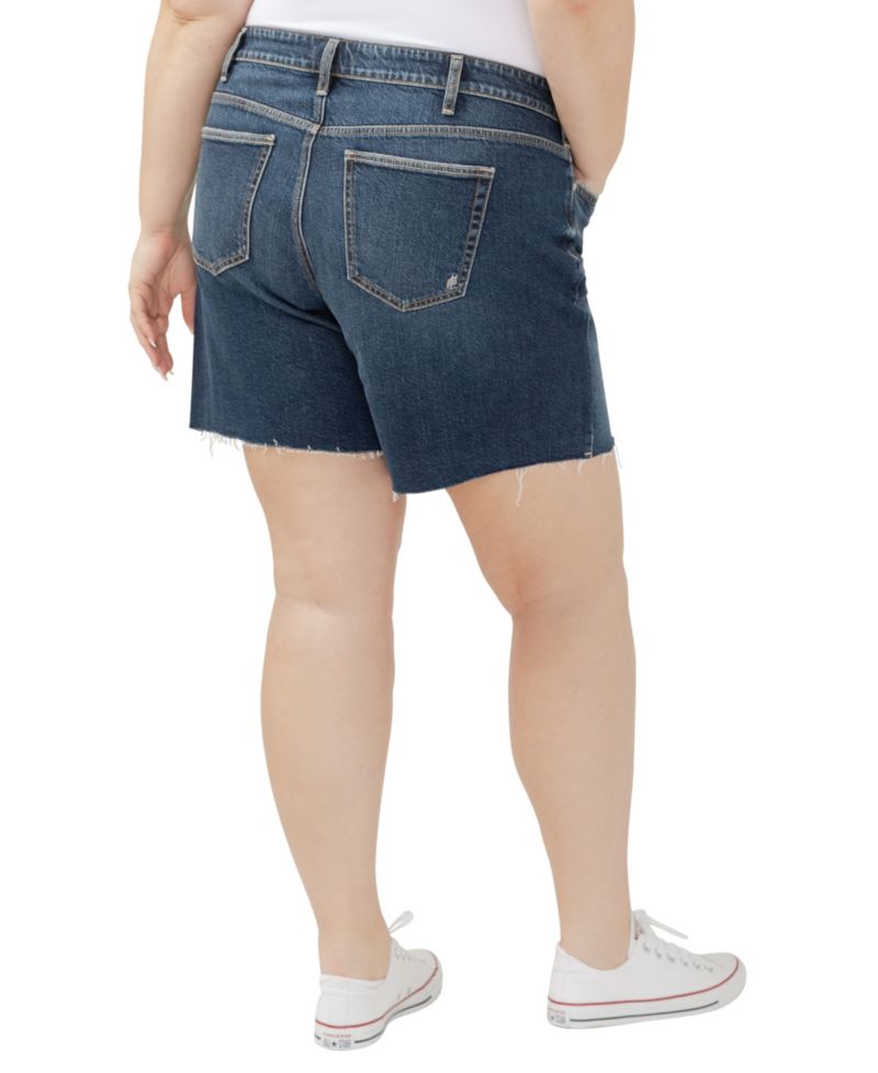 Plus Size Suki Mid Rise Curvy Fit Shorts