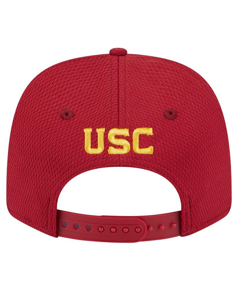 Men's Crimson USC Trojans COOLERA 9SEVENTY Rope Stretch-Snap Hat