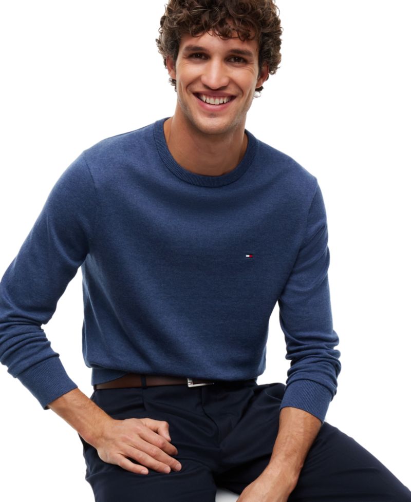 Men's Essential Cotton Crewneck Sweater