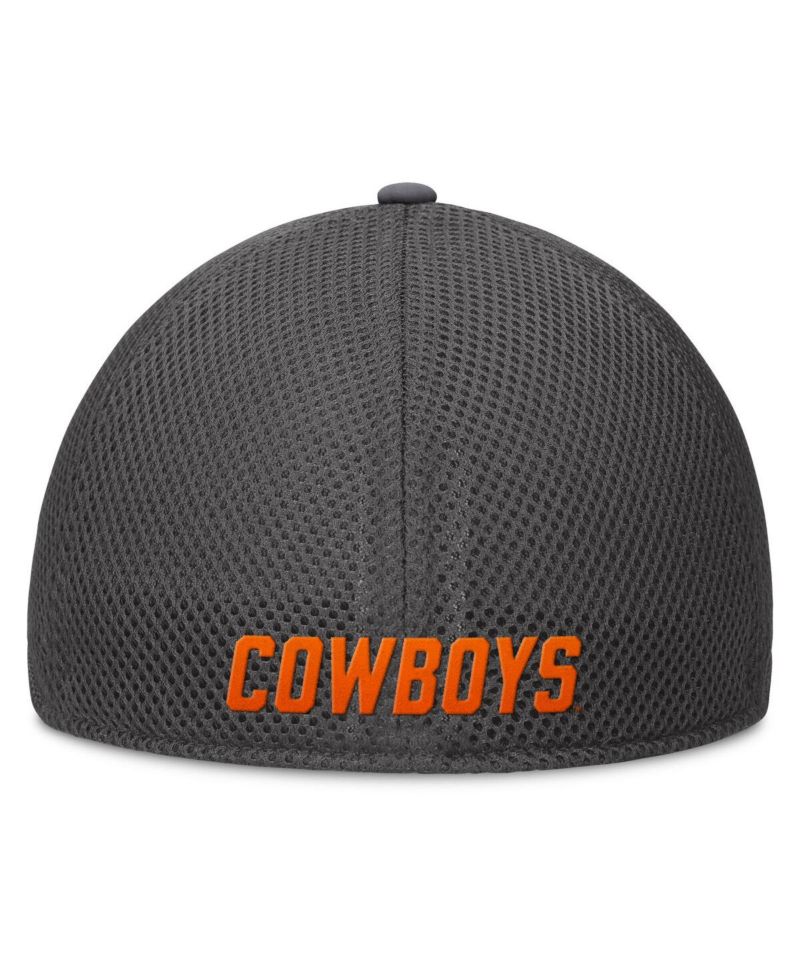Men's Gray Oklahoma State Cowboys Clincher Flex Hat