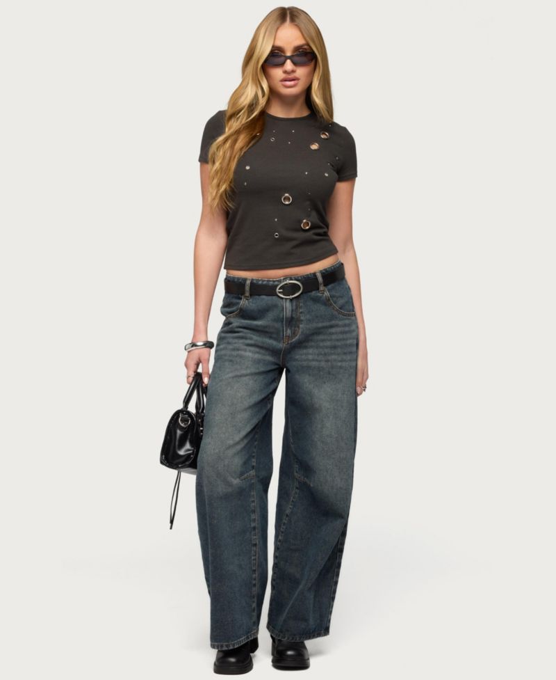 Women's Aitana Grommet Stud T Shirt