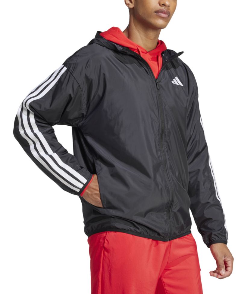 Men's Essential Three-Stripes Woven Windbreaker