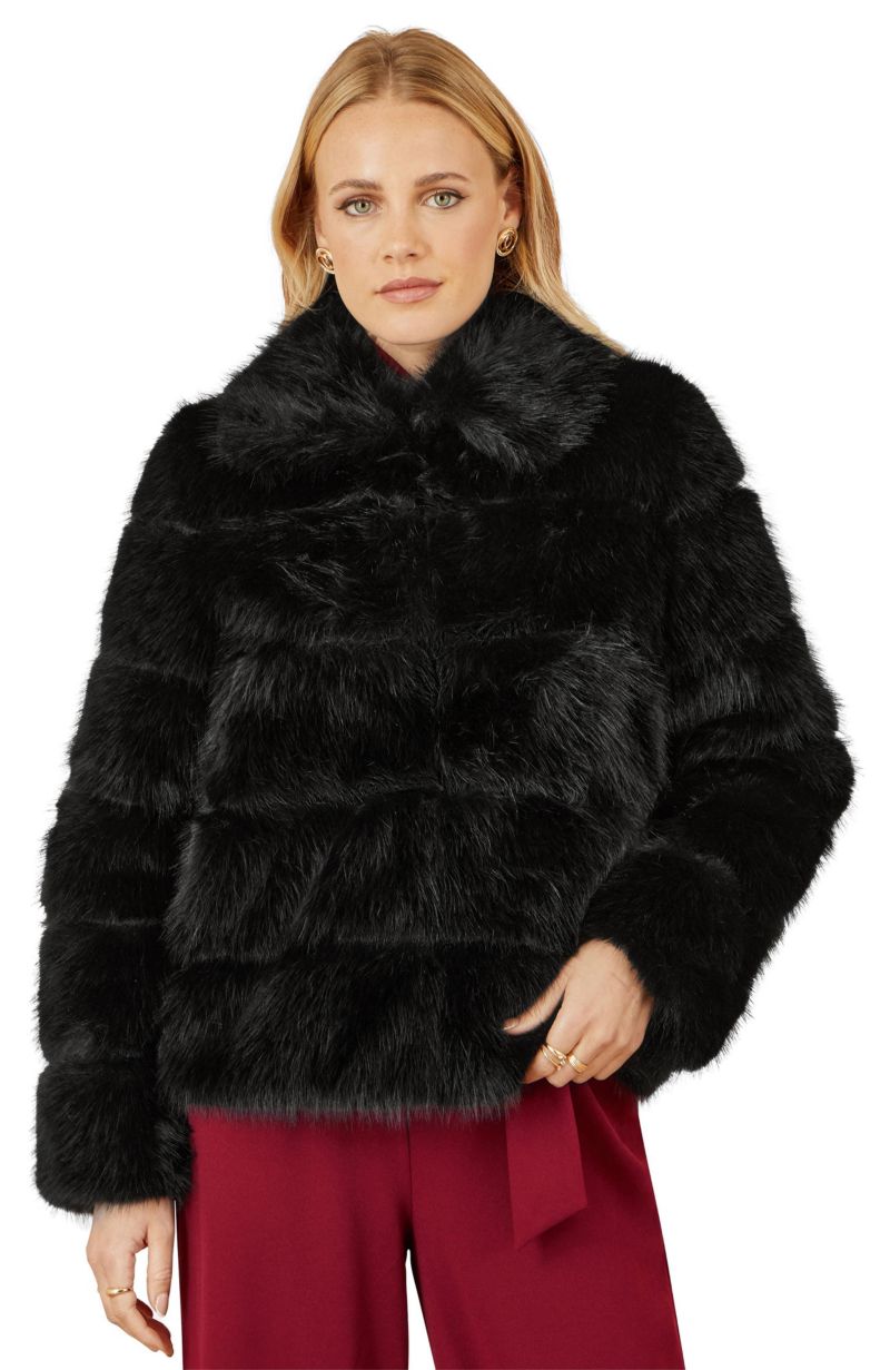 Women's Luxe Faux Fur Coat